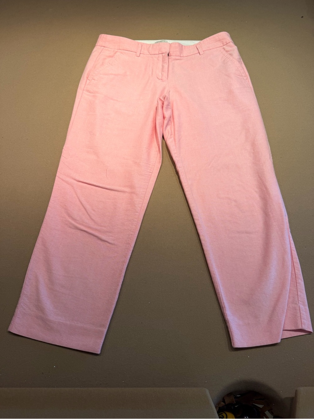 J Crew Women's Pink ankle length pants